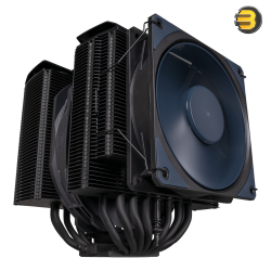 Cooler Master MASTERAIR MA824 STEALTH Black Dual Tower 8 Heat Pipes Cooling Fan