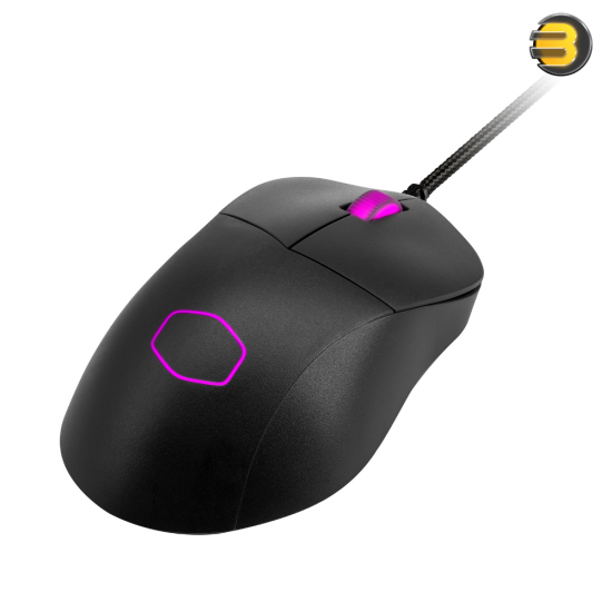 Cooler Master MM730 Black Gaming Mouse with Adjustable 16,000 DPI, PTFE Feet, RGB Lighting — MasterPlus Software