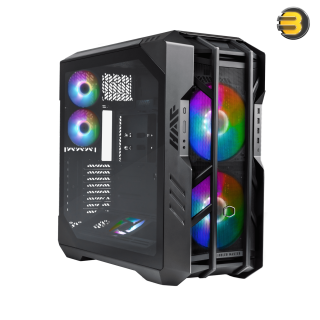 Cooler Master HAF700 Titanium Grey SGCC Steel / Mesh / ABS Plastic / Tempered Glass ATX Full Tower Computer Case