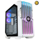 Cooler Master HAF 700 EVO White Full Tower Case – The Ultimate HAF Legacy with Edge-Lit Intake Blades, Dual 200mm SickleFlo Fans, Mammoth Radiator, IRIS LCD Assistant, USB 3.2 Gen 2 Type-C, and Real-Time Stats Monitoring Cooler Master HAF 700 EVO White Full Tower Case – The Ultimate HAF Legacy with Edge-Lit Intake Blades, Dual 200mm SickleFlo Fans, Mammoth Radiator, IRIS LCD Assistant, USB 3.2 Gen 2 Type-C, and Real-Time Stats Monitoring