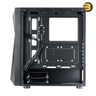 Cooler Master CMP 520 - 4X 120mm ARGB Fans, Mesh Geode Front Panel, Versatile Cooling Options, Full Black Coating & PSU Cover, Breathable Power Supply Shroud