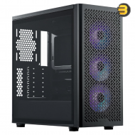 Cooler Master ELITE 502 Black Mid-Tower PC Case – Tempered Glass & ARGB Cooler Master ELITE 502 Black Mid-Tower PC Case – Tempered Glass & ARGB