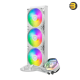 Cooler Master MasterLiquid 360 ATMOS White — High Performance Close-Loop AIO Liquid Cooler, R9, i9 Dual Chamber Pump, Customize Cover, Sickleflow Edge PWM, aRGB Lighting, AMD Ryzen AM5, AM4, Intel LGA 1851, LGA 1700 Platform - MLX-D36M-A25PZ-RW