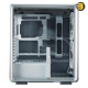 Cooler Master MasterFrame 500 Mesh Mid-Tower PC Case Silver Cooler Master MasterFrame 500 Mesh mid-tower PC case in silver with mesh front panel, tempered glass side, dual 200mm ARGB fans and USB Type-C I/O