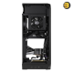NCORE 100 MAX Bronze Edition Mini-ITX Case – Pre-Installed 850W 80+ Bronze PSU & 240mm AIO, Compact Vertical Design (NR100-ZNNN85-SL0)