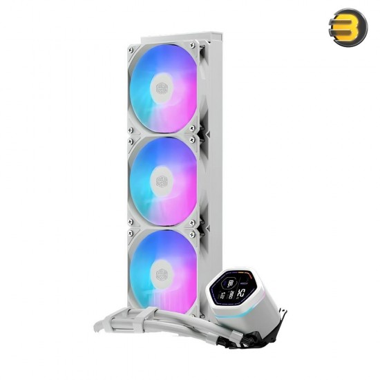 Cooler Master MasterLiquid Core Nex Digital 360 White Cooler Master MasterLiquid Core Nex Digital 360 – ARGB Liquid CPU Cooler