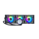CoolerMaster MasterLiquid ML360 Illusion, Translucent Dome, 3rd Gen Dual Chamber Pump, 240 Radiator, Dual MF120 Halo for AMD Ryzen/Intel 1200/1151 Close-Loop AIO CPU Liquid Cooler