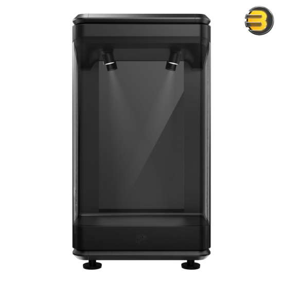 Cooler Master MasterFrame 360 Stage LCD Mid-Tower PC Case Black Cooler Master MasterFrame 360 Stage LCD mid-tower PC case in black with 15.6-inch FHD display, three-sided tempered glass, BTF support and USB Type-C I/O