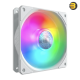 Cooler Master SickleFlow 120 ARGB White Edition 3-in-1 – Enhanced Fan Frame, Sealed Bearing Structure, Optimized Blade Design, Addressable RGB Lighting, and Secure Connection for Superior Airflow and Quiet Performance