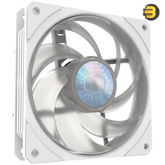 Cooler Master MasterLiquid PL240 FLUX Series 240mm AIO CPU Liquid Cooler White, Dual Chamber Pump, Enlarged Copper Base, ARGB PL-Flux 120mm Fans for AMD Ryzen/Intel 1700/1200/115X