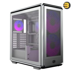 Cooler Master MasterFrame 600 Mesh Mid-Tower PC Case Silver – FreeForm 2.0 Exo-Structure Cooler Master MasterFrame 600 Mesh Mid-Tower PC Case Silver – FreeForm 2.0 Exo-Structure