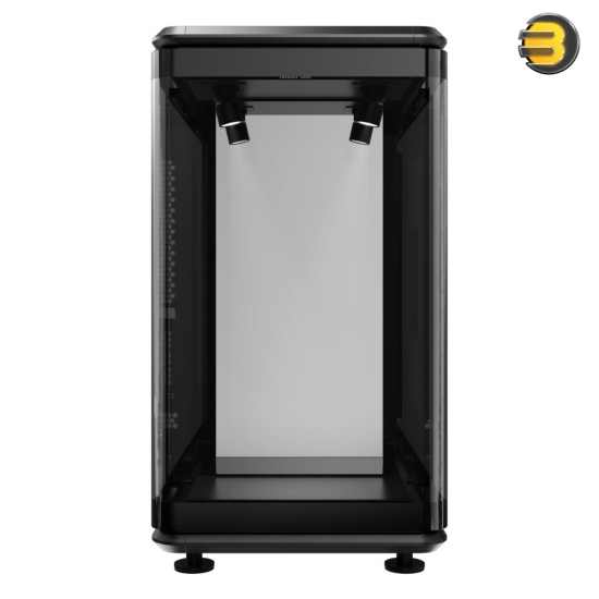 Cooler Master MasterFrame 360 Panorama Mid-Tower PC Case Black Cooler Master MasterFrame 360 Panorama mid-tower PC case in black with three-sided tempered glass, BTF back-connect support and USB Type-C I/O