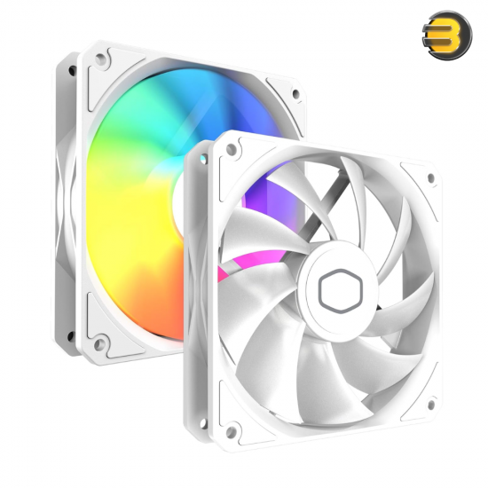 Cooler Master MasterLiquid 360 Core II AIO Liquid CPU Cooler White – 360mm Radiator, Triple 120mm PWM Fans, ARGB, Intel & AMD Support ( MLW-D36M-A18PA-RW)