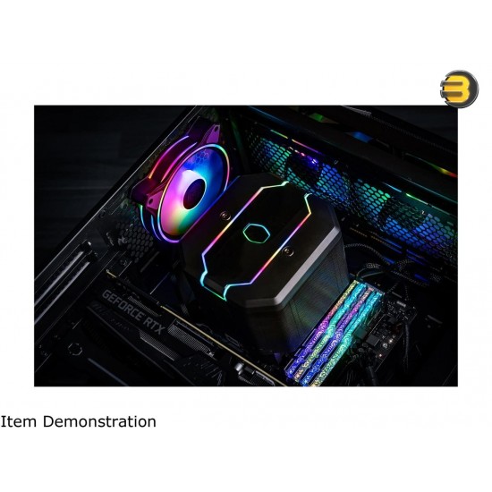 Cooler Master MasterFan MF120 Halo Duo-Ring Addressable RGB Lighting 120mm 3 Pack w/ 24 Independently-Controlled LEDS, Absorbing Rubber Pads, PWM Static Pressure for Computer Case & Liquid Radiator