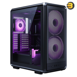 Cooler Master MasterFrame 500 Mesh Mid-Tower PC Case – Black Cooler Master MasterFrame 500 Mesh Mid-Tower PC Case – Black