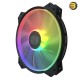 Cooler Master MasterFan MF200R ARGB 200 mm Addressable RGB Fan,5V/3-PIN