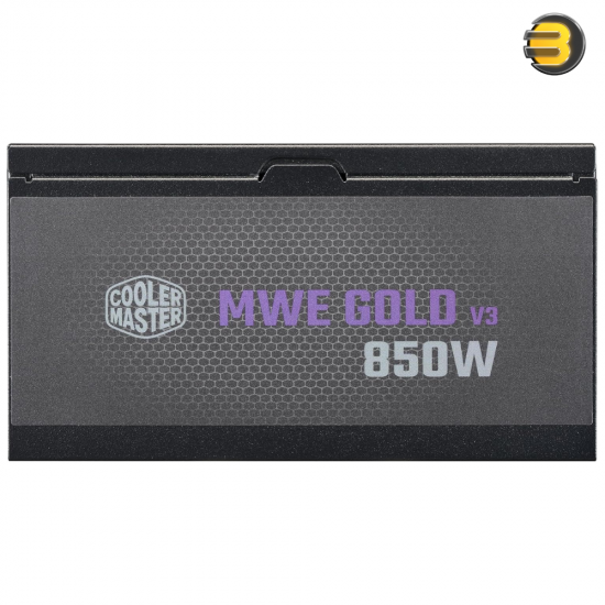Cooler Master MWE Gold 850 V3 ATX 3.1 Power Supply – 850W, 80 PLUS Gold, Fully Modular, PCIe 5.1 / 12V-2×6 Ready Cooler Master MWE Gold 850 V3 ATX 3.1 Power Supply – 850W, 80 PLUS Gold, Fully Modular, PCIe 5.1 / 12V-2×6 Ready