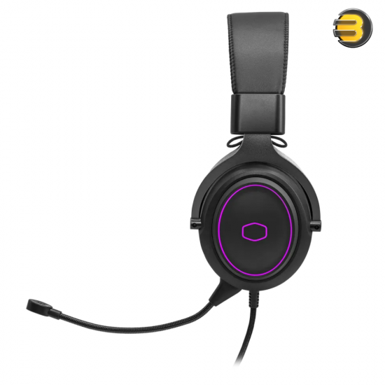 Cooler Master CH331 Gaming Headset Virtual 7.1 Surround Sound — Omnidirectional Mic, Durable Aluminum Frame, RGB Illumination, Detachable Omni-Directional Boom Mic, USB Connectivity