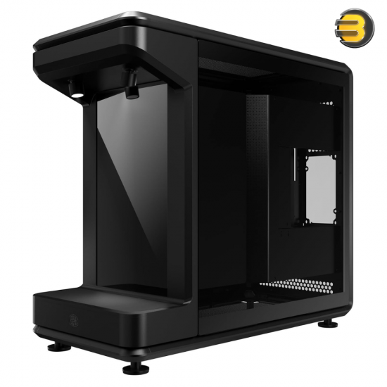 Cooler Master MasterFrame 360 Stage LCD Mid-Tower PC Case Black Cooler Master MasterFrame 360 Stage LCD mid-tower PC case in black with 15.6-inch FHD display, three-sided tempered glass, BTF support and USB Type-C I/O