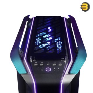 Cooler Master Cosmos Infinity 30th Anniversary C700M E-ATX Full-Tower Curved Tempered Glass Panel, Riser Cable PCIe 4.0, Diverse Liquid Cooling, Type-C, Customizable ARGB
