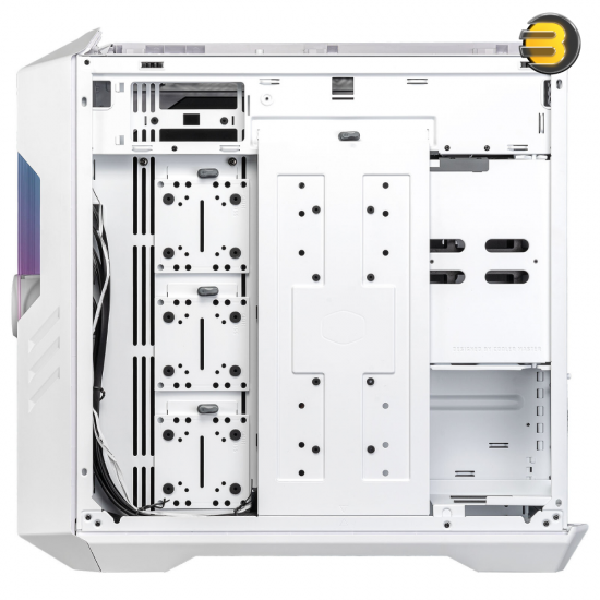 Cooler Master HAF 700 EVO White Full Tower Case – The Ultimate HAF Legacy with Edge-Lit Intake Blades, Dual 200mm SickleFlo Fans, Mammoth Radiator, IRIS LCD Assistant, USB 3.2 Gen 2 Type-C, and Real-Time Stats Monitoring Cooler Master HAF 700 EVO White Full Tower Case – The Ultimate HAF Legacy with Edge-Lit Intake Blades, Dual 200mm SickleFlo Fans, Mammoth Radiator, IRIS LCD Assistant, USB 3.2 Gen 2 Type-C, and Real-Time Stats Monitoring