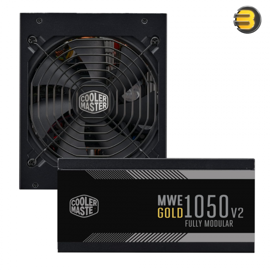 Cooler Master MWE Gold 1050 V2 ATX 3.0 — 1050W - 80+ Gold - Japanese capacitors - Fully Modular