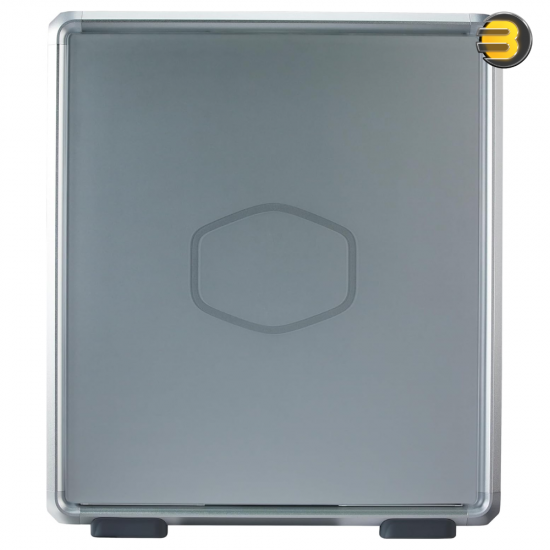 Cooler Master MasterFrame 500 Mesh Mid-Tower PC Case Silver Cooler Master MasterFrame 500 Mesh mid-tower PC case in silver with mesh front panel, tempered glass side, dual 200mm ARGB fans and USB Type-C I/O