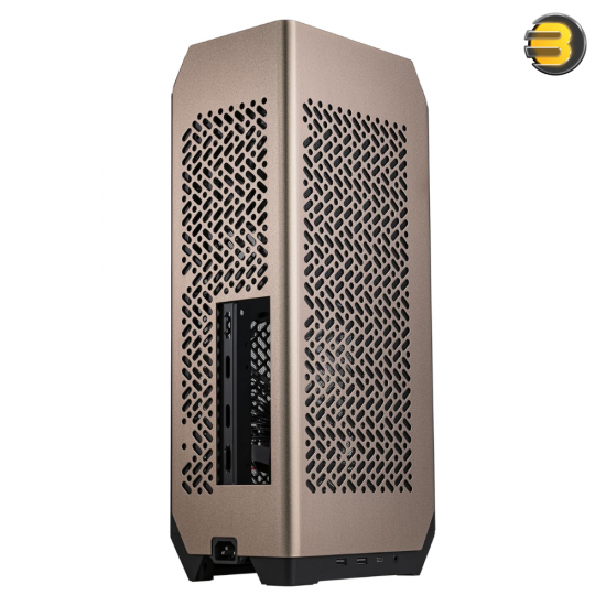 NCORE 100 MAX Bronze Edition Mini-ITX Case – Pre-Installed 850W 80+ Bronze PSU & 240mm AIO, Compact Vertical Design (NR100-ZNNN85-SL0)