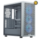 Cooler Master ELITE 502 Mid-Tower White PC Case White Cooler Master ELITE 502 mid-tower White PC case with tempered glass side panel, 3x 120mm ARGB fans and USB Type-C I/O