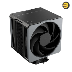 Cooler Master Hyper 612 APEX — Dual Mobius 120P PWM fans, 6 Superconductive Composite heat pipes, 159 mm height, 127×114×159 mm, up to 75.2 CFM, 0–2400 RPM, 30 dB(A)