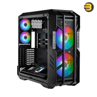 Cooler Master HAF700 Titanium Grey SGCC Steel / Mesh / ABS Plastic / Tempered Glass ATX Full Tower Computer Case