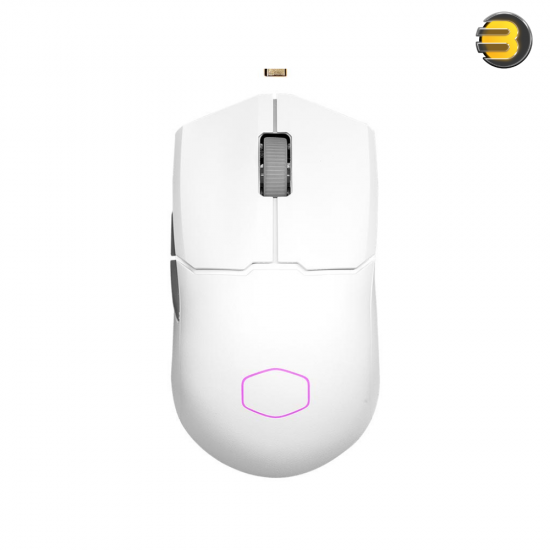 Cooler Master MM712 Ultra Lightweight Gaming Mouse – 16,000 DPI, PixArt Sensor, Honeycomb Shell, RGB Lighting, PTFE Feet – White Cooler Master MM712 Ultra Lightweight Gaming Mouse – 16,000 DPI, PixArt Sensor, Honeycomb Shell, RGB Lighting, PTFE Feet – White