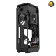 NCORE 100 MAX Bronze Edition Mini-ITX Case – Pre-Installed 850W 80+ Bronze PSU & 240mm AIO, Compact Vertical Design (NR100-ZNNN85-SL0)