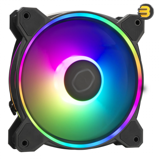 Cooler Master MasterFan MF120 Halo² 3-in-1 Cooler Master MasterFan MF120 Halo² 3-in-1 – Dual Loop ARGB Fans