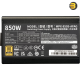 Cooler Master Elite Gold 850 850W Fully Modular PSU Cooler Master Elite Gold 850 850W 80 PLUS Gold fully modular power supply with ATX 12V Ver. 3.1, native 12VHPWR PCIe 5.1 connector and compact 140mm depth