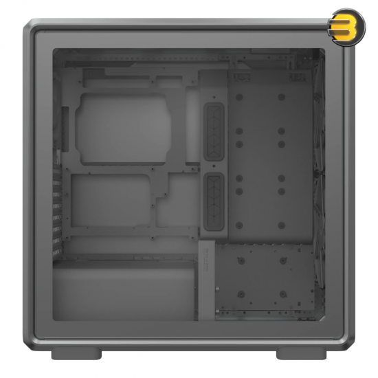 Cooler Master MasterFrame 600 Mesh Mid-Tower PC Case Silver Cooler Master MasterFrame 600 Mesh mid-tower PC case in Silver with FreeForm 2.0 exo-structure, tempered glass/aluminum interchangeable panels, 200mm ARGB fans and USB Type-C I/O