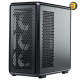 Cooler Master MasterFrame 600 ATX Mid-Tower PC Case Black Cooler Master MasterFrame 600 ATX mid-tower PC case in black with premium aluminum modular chassis, 4x high airflow PWM fans and tempered glass panel