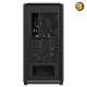 Cooler Master MasterFrame 600 Mesh Mid-Tower PC Case Black Cooler Master MasterFrame 600 Mesh mid-tower PC case in black with FreeForm 2.0 exo-structure, tempered glass/aluminum interchangeable panels, 200mm ARGB fans and USB Type-C I/O