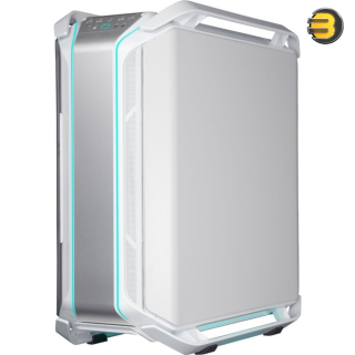 Cooler Master COSMOS C700M White with PCI Vertical Gen 4, ARGB Lighting, Aluminum Panels, a Riser Cable, and Curved Tempered Glass Cooler Master COSMOS C700M White with PCI Vertical Gen 4, ARGB Lighting, Aluminum Panels, a Riser Cable, and Curved Tempered Glass