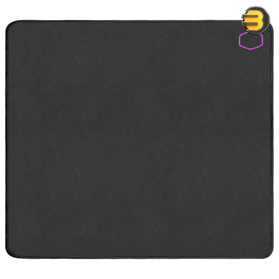 Cooler Master MP511 L Gaming Mouse Pad - Premium Mat Optimised for Accuracy with Durable Cordura Fabric, Splash-Resistant Surface, Anti-Fray Stitching, Black - 450 x 400 x 3mm