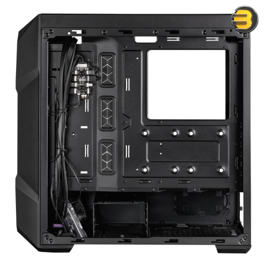 Cooler Master MasterBox TD500 Mesh V2 - E-ATX Mid-Tower PC Case with Tessellated Mesh, 3 x 120mm Pre-Installed ARGB Fans, Removable Top Panel, Tempered Glass Side Panel, USB Type-C 10Gbps - Black