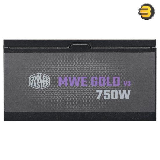 Cooler Master MWE Gold 750 V3 ATX 3.1 Power Supply – 750W, 80 PLUS Gold, Fully Modular, PCIe 5.1 / 12V-2×6 Ready