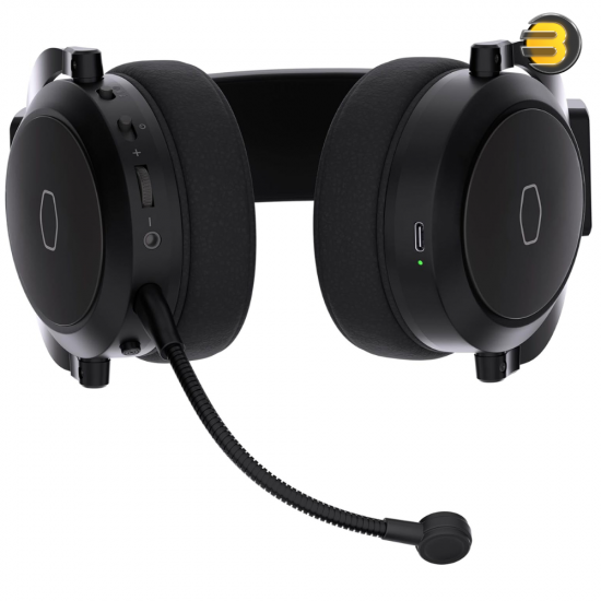 Cooler Master CH351 Wireless Gaming Headset – Bluetooth/2.4 GHz/3.5 mm, 3D Surround, Up to 30 Hrs Battery, 50 mm Drivers, Uni-Directional Mic Cooler Master CH351 Wireless Gaming Headset – Bluetooth/2.4 GHz/3.5 mm, 3D Surround, Up to 30 Hrs Battery, 50 mm Drivers, Uni-Directional Mic