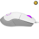 Cooler Master MM310 Wire Gaming Mouse White — Adjustable 12,000 DPI, Palm,Claw Grip, PixArt Optical Sensor, Ultraweave Cable, PTFE Feet, RGB Lighting