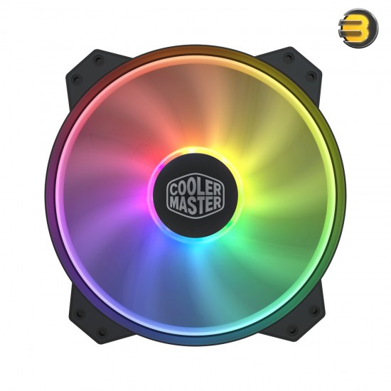 Cooler Master MasterFan MF200R ARGB 200 mm Addressable RGB Fan,5V/3-PIN