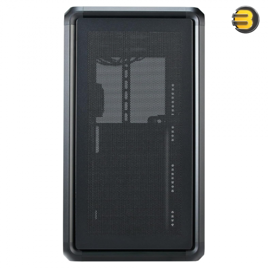 Cooler Master MasterFrame 500 Mesh Mid-Tower PC Case Black Cooler Master MasterFrame 500 Mesh mid-tower PC case in Blackwith mesh front panel, tempered glass side, dual 200mm ARGB fans and USB Type-C I/O