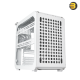 Cooler Master Qube 500 Flatpack - Mid-Tower ATX PC Case, Fully Modular, 1 x 120 mm Pre-installed SF Black Rear Fan, Vertical GPU Mount, Supports EATX Motherboard & Dual 280 mm Radiators - White