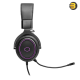 Cooler Master CH331 Gaming Headset Virtual 7.1 Surround Sound — Omnidirectional Mic, Durable Aluminum Frame, RGB Illumination, Detachable Omni-Directional Boom Mic, USB Connectivity