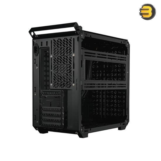 Cooler Master Qube 500 Flatpack - Mid-Tower ATX PC Case, Fully Modular, 1 x 120 mm Pre-installed SF Black Rear Fan, Vertical GPU Mount, Supports EATX Motherboard & Dual 280 mm Radiators - Black