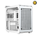 Cooler Master Qube 500 Flatpack - Mid-Tower ATX PC Case, Fully Modular, 1 x 120 mm Pre-installed SF Black Rear Fan, Vertical GPU Mount, Supports EATX Motherboard & Dual 280 mm Radiators - White